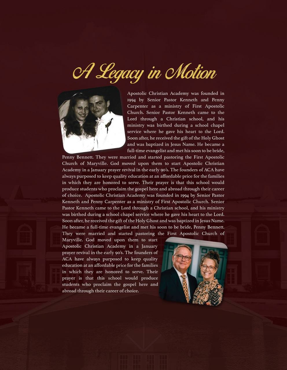 ACA 2023/2024 School Year - 30th Anniversary Yearbook