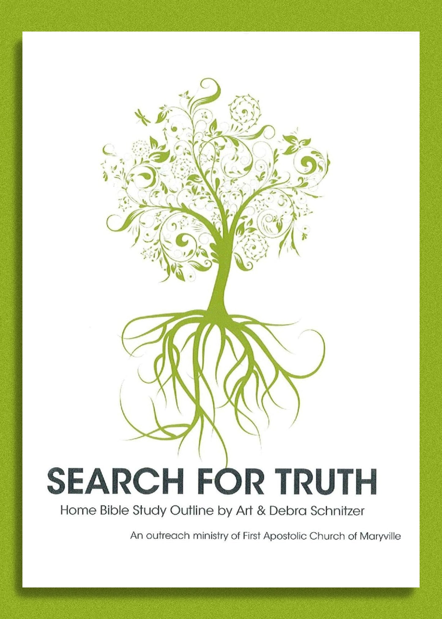 Search For Truth Bible Study Outline and Study Guide - by Art and Debra Schnitzer