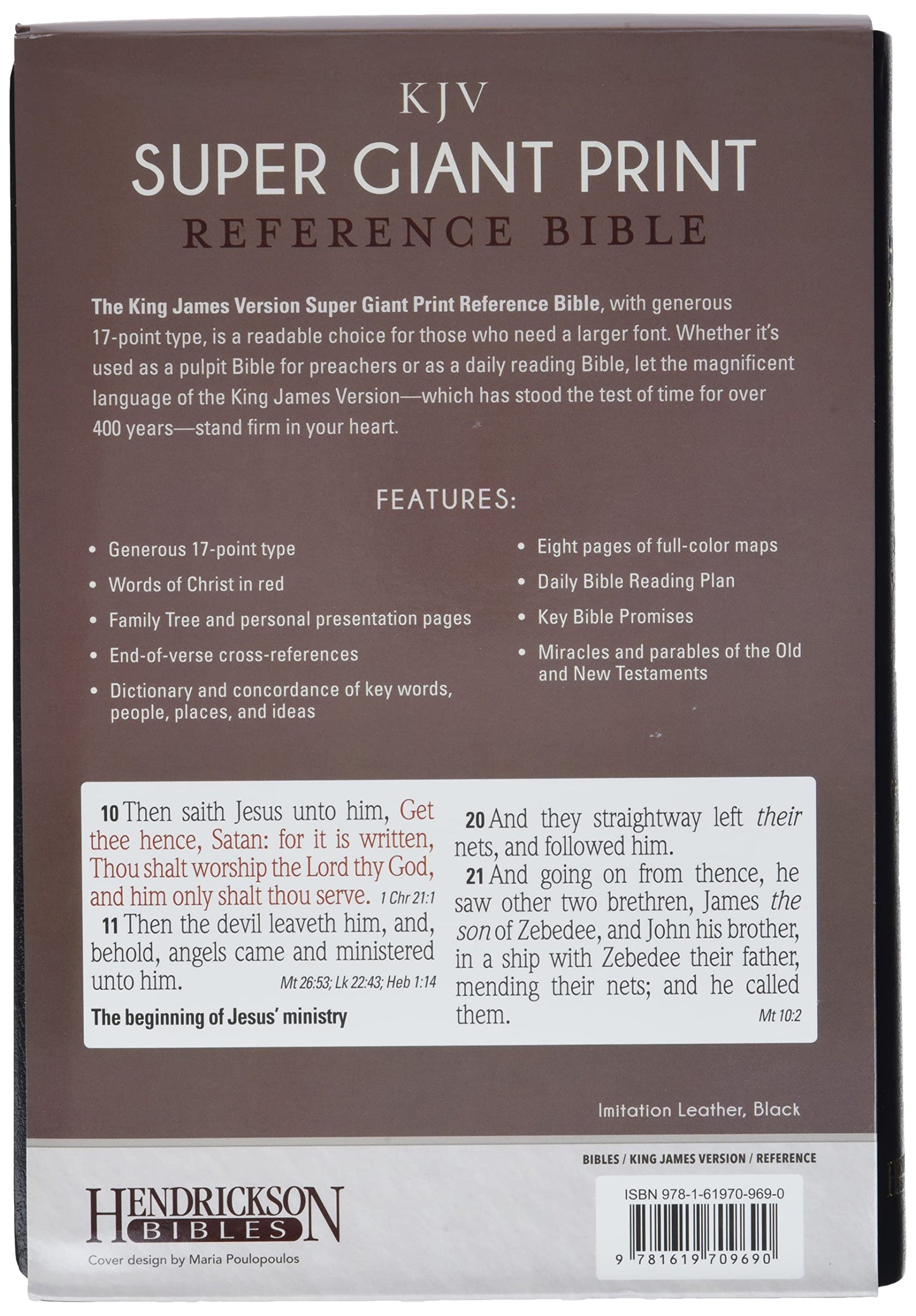 KJV Super Giant Print Reference Bible