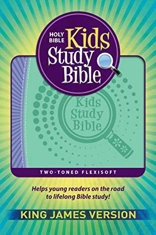 KJV Kids Study Bible Flex Leather Bound (2 colors available)