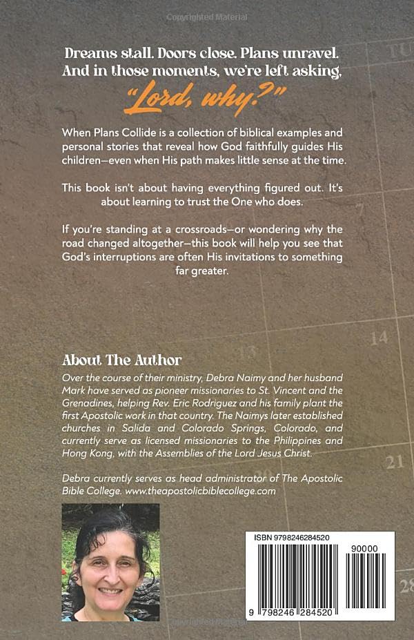 When Plans Collide Our Plans Vs God's plan By Debra Cordova Naimy