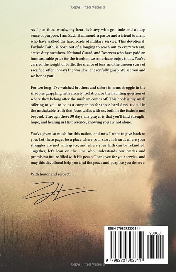 Foxhole Faith by Zach Hammond