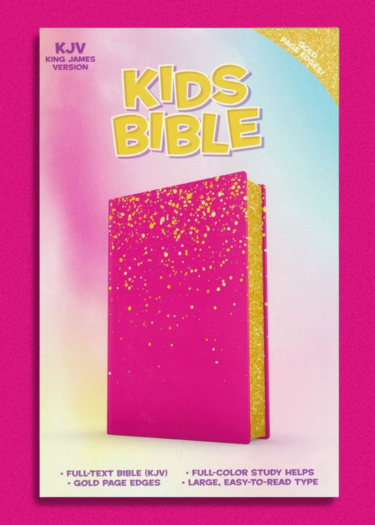 Holman Kids Bible Pink With Gold Pages