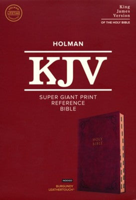 Super Giant Print Reference Bible With Tabs