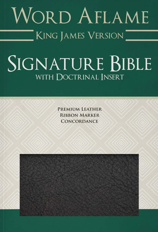 Word Aflame Signature Bible w/Doctrinal Insert