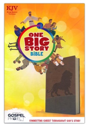 KJV One Big Story Bible with Lion Design