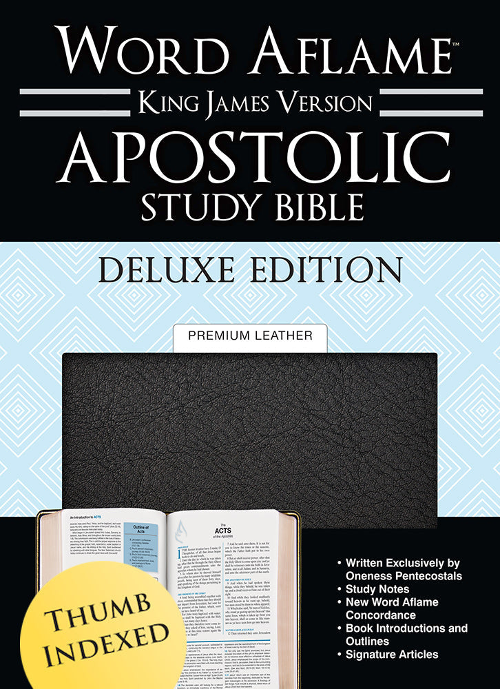 Apostolic Study Bible Deluxe Edition Premium Leather