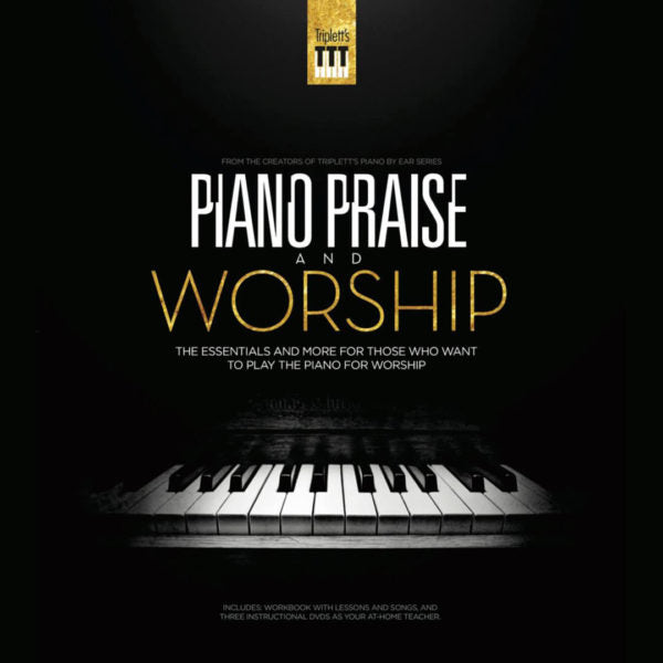 Piano Praise & Worship (Workbook + 3 DVDs)